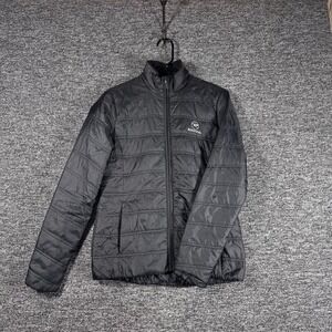 Rossignol Mens 3M Thinsulate Insulated Puffer Jacket Black Full Zip Size M